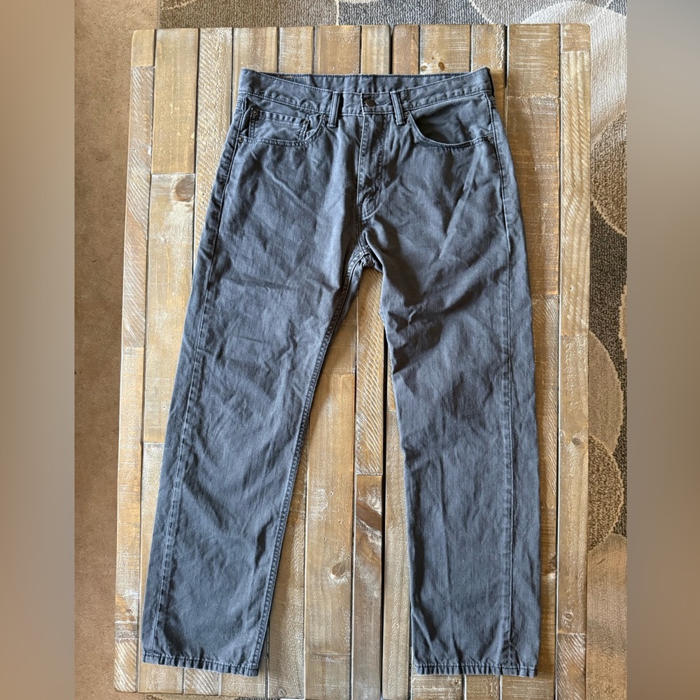 Levi's 505 Men's Charcoal Jeans